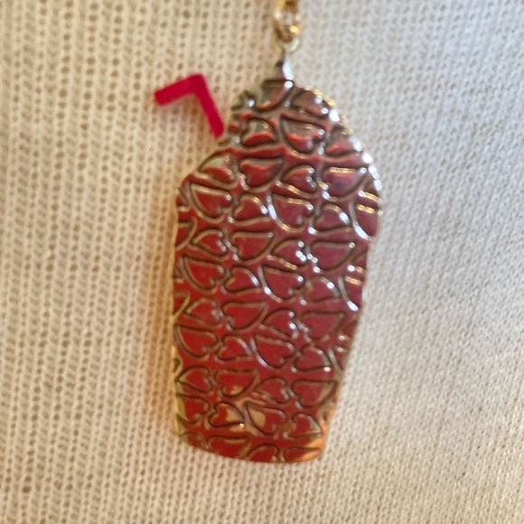 NWT Betsey Johnson pumpkin spice latte necklace - Picture 6 of 14